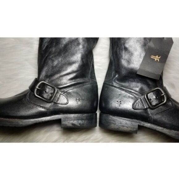 NWOB|Frye Veronica Short Metallic Boots, 6 - Picture 7 of 12